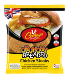 Ceekays Crunchy Breaded Chicken Steaks 12pcs (700g) - The Halal Food Shop