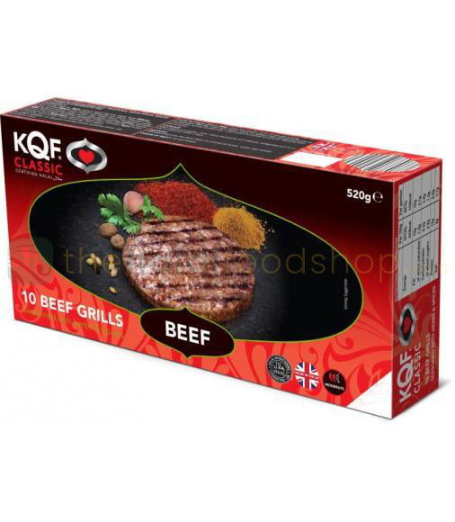 KQF Classic Beef Grills 10 Pcs  (520g)
