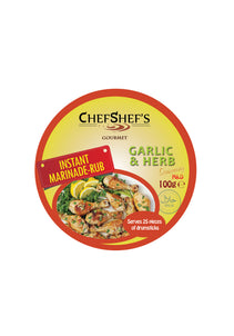 Chef Shef's Garlic & Herb Rub 90g - The Halal Food Shop