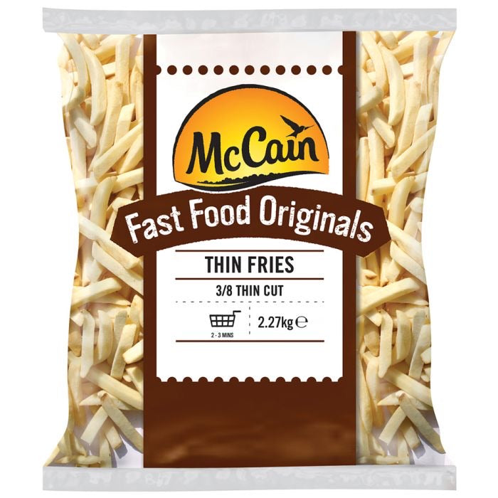 Mc Cain Fast Good Original Thin Fries (2.5kg) - The Halal Food Shop