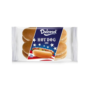 Dulcesol - 4 Hot Dog Buns (Rolls) (250g)