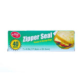 E-Lite Zipper Seal Freezer & Storage Bags (40 Bags)