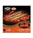 KQF Exotic Chicken Kebabs 6 Pcs (300g)