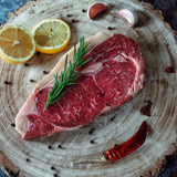 Angus Beef Sirloin Steak (1kg) by Al Barakah Meats (HMC Certified)