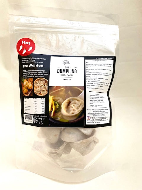 The Dumpling Company: THE WONTON HOT (Bag of 10)