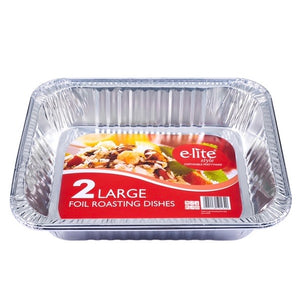 E-lite 2 Large Foil Roasting Dishes