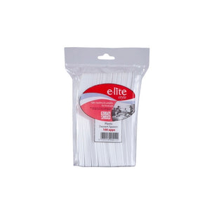 E-Lite Plastic Dessert Spoons (100 Pack Approx)