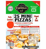 Fatimas - 25 Mini Chicken & Sweetcorn Pizza’s